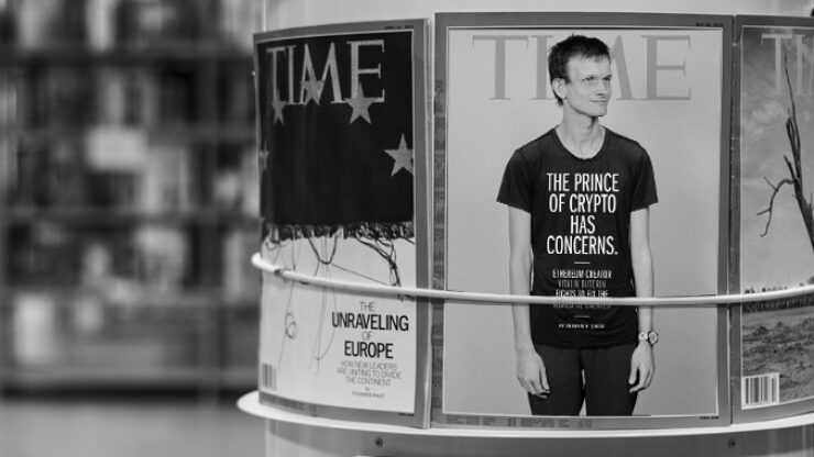 Vitalik Buterin xuất hiện tại trang bìa của 'Tạp chí TIME' dưới dạng ấn bản NFT đầu tiên