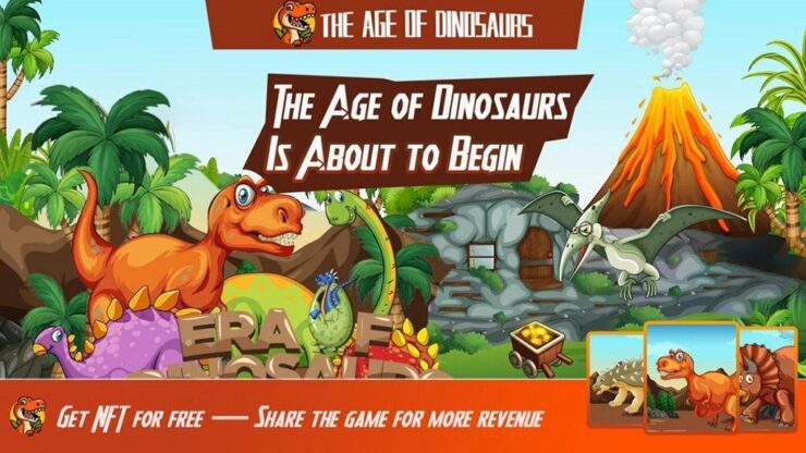 Trò chơi NFT Age of Dinosaurs sắp ra mắt
