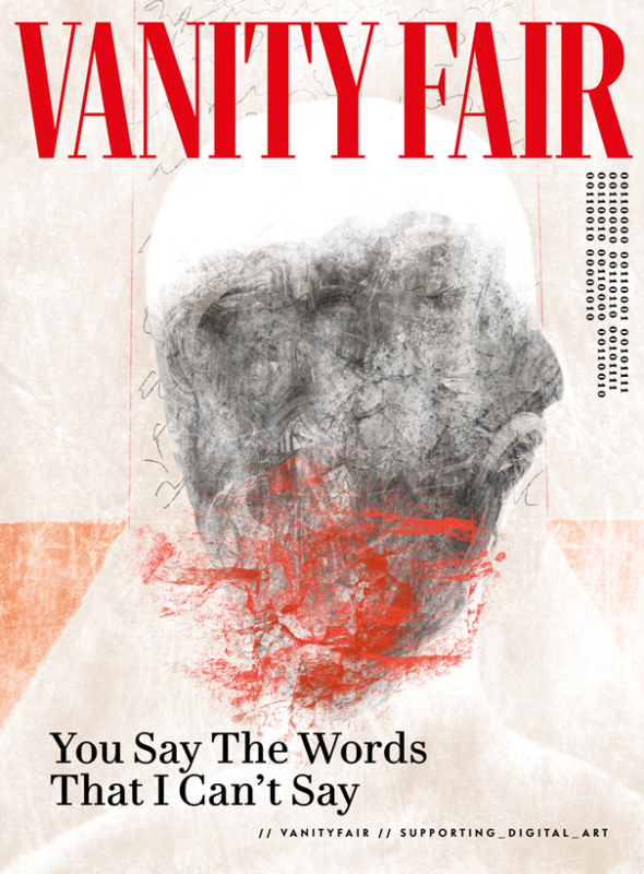 Trang bìa You Say The Words That I Can’t Say” của Vanity Fair NFT