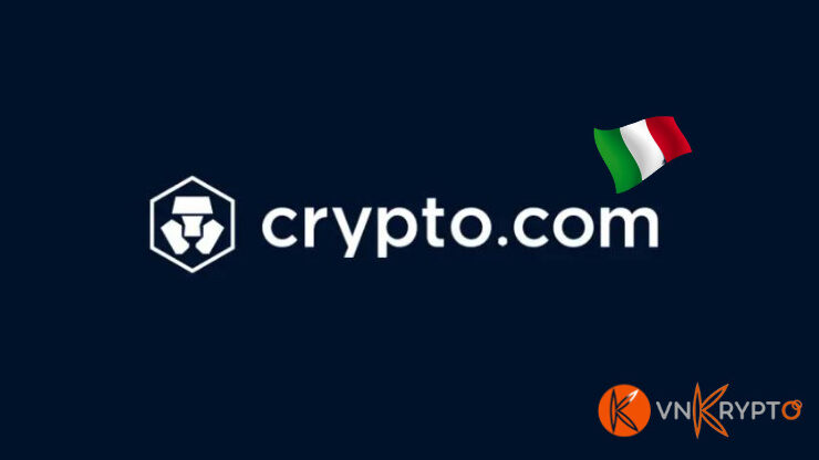 Crypto.com được cấp phép theo quy định, mở rộng sang Ý
