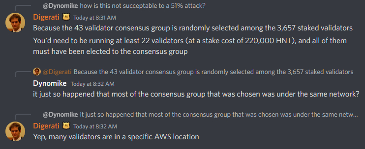 Người kiểm duyệt cộng đồng Helium giải thích về trình xác thực bị AWS ảnh hưởng trên Discord