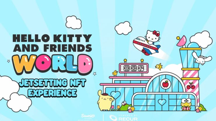 Sanrio ra mắt Bộ sưu tập NFT 'Hello Kitty and Friends' ngày 25-8 trên RECUR