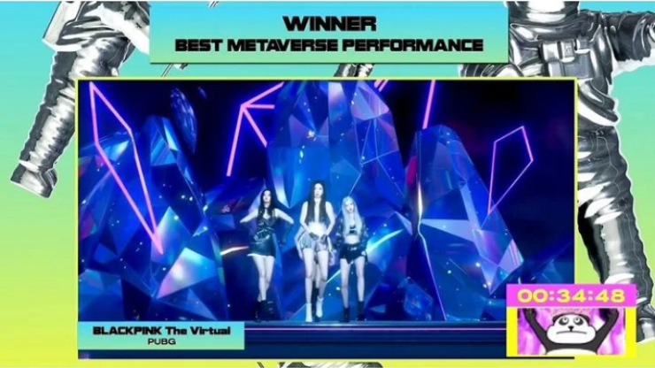 BLACKPINK đã giành được giải thưởng Màn trình diễn Metaverse xuất sắc nhất tại VMA 2022
