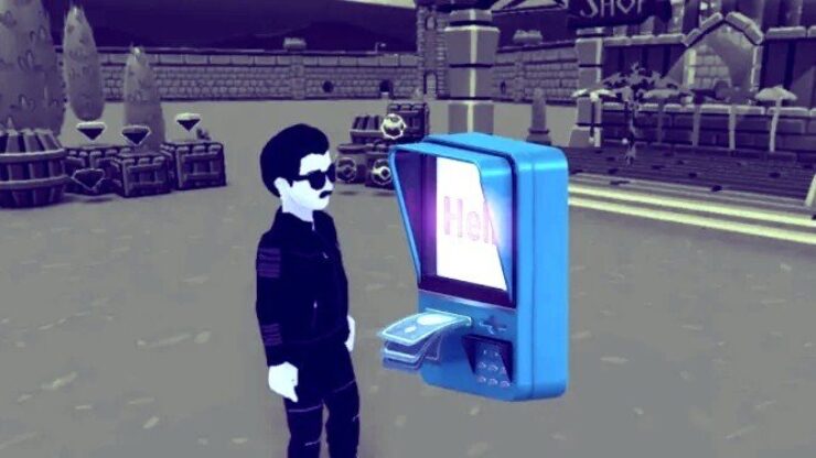 Máy ATM Metaverse đầu tiên hoạt động ở Decentraland