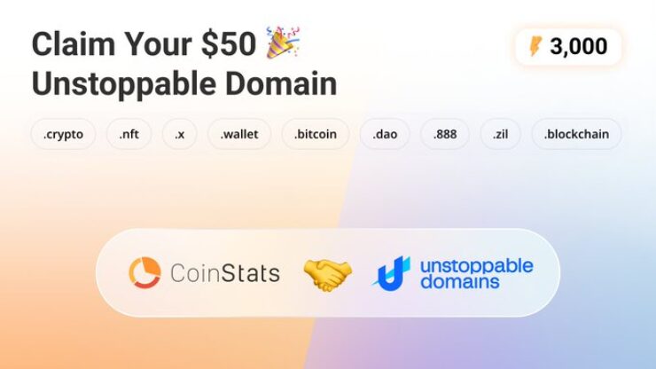 CoinStats hợp tác Unstoppable Domains để hợp lý hóa việc theo dõi danh mục đầu tư