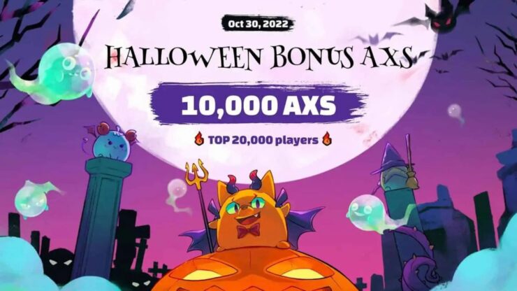 Axie Infinity công bố Phần thưởng bảng xếp hạng AXS Bonus Halloween