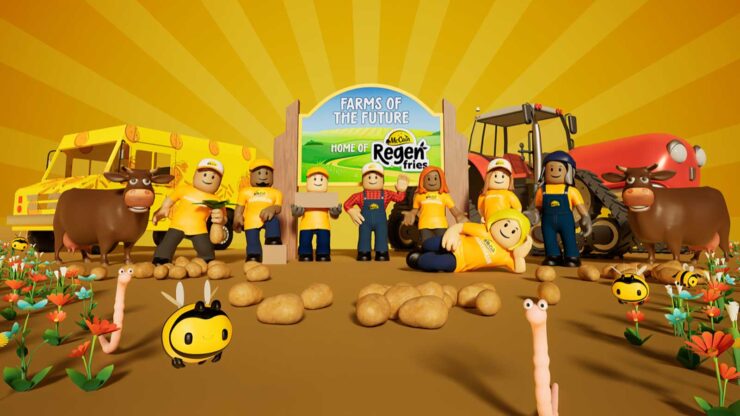McCain Foods hợp tác Roblox phát hành trò chơi 'Farms of the Future'