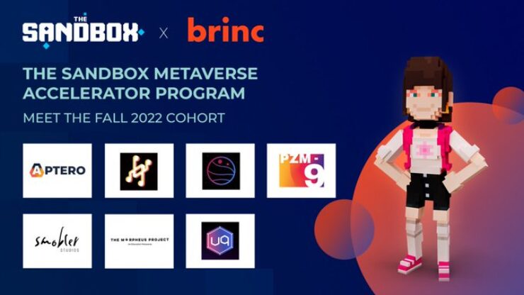 The Sandbox và Brinc công bố Chương trình tăng tốc Metaverse trị giá 50 triệu đô la