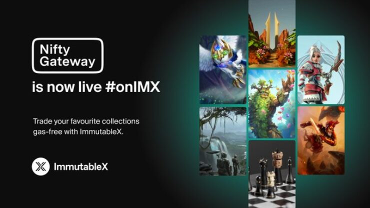 Nifty Gateway công bố tích hợp nền tảng trò chơi hàng đầu ImmutableX